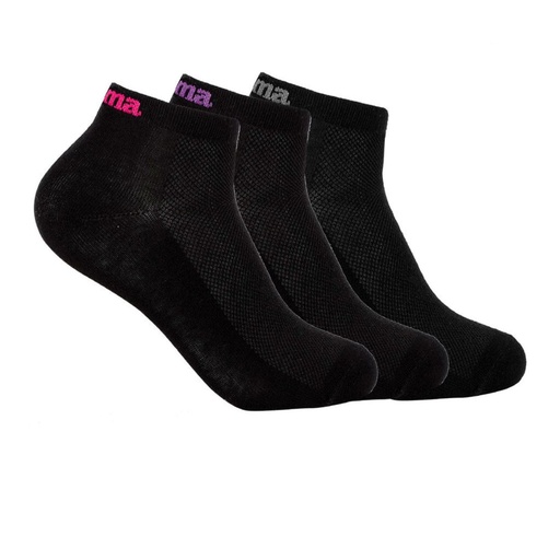 CALCETIN INVISIBLE MUJER PACK 3 1700 NEGRO JOMA