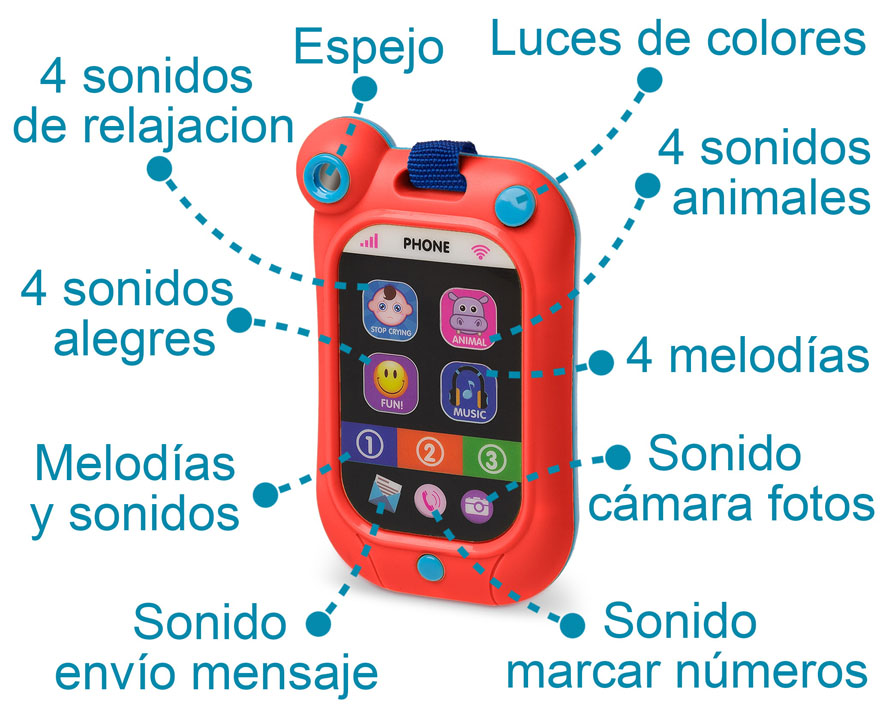 JUGUETE TELÉFONO MUSICAL 19X13CM 3239 KIOKIDS