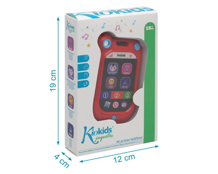 JUGUETE TELÉFONO MUSICAL 19X13CM 3239 KIOKIDS