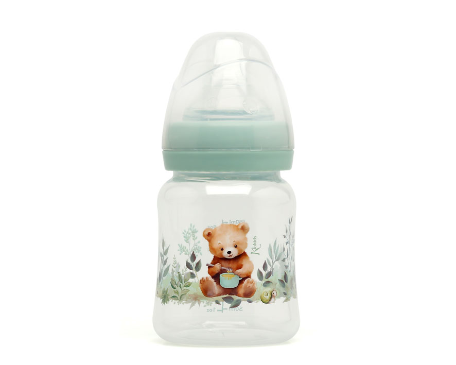BIBERÓN 150ML SALVIA +0 MESES 3743 VERDE SAGE KIOKIDS