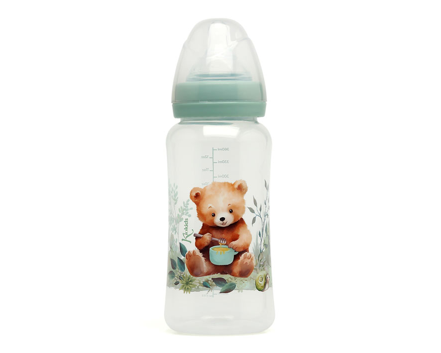 BIBERÓN 360ML SALVIA +6 MESES 3748 VERDE SAGE KIOKIDS