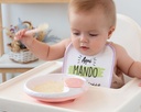 PLATO TÉRMICO CON VENTOSA ANTIVUELCO 17CM 3818 ROSA KIOKIDS