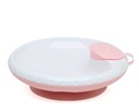 PLATO TÉRMICO CON VENTOSA ANTIVUELCO 17CM 3818 ROSA KIOKIDS