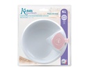 PLATO TÉRMICO CON VENTOSA ANTIVUELCO 17CM 3818 ROSA KIOKIDS