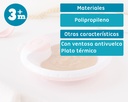 PLATO TÉRMICO CON VENTOSA ANTIVUELCO 17CM 3818 ROSA KIOKIDS