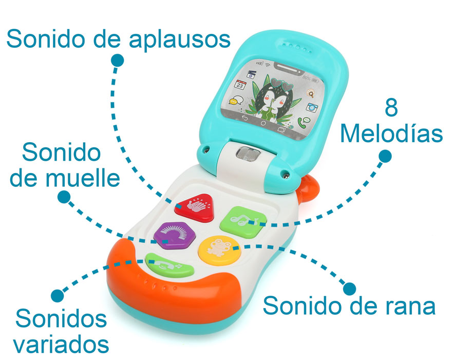 JUGUETE TELÉFONO ELÉCTRICO 21X15CM 3994 KIOKIDS