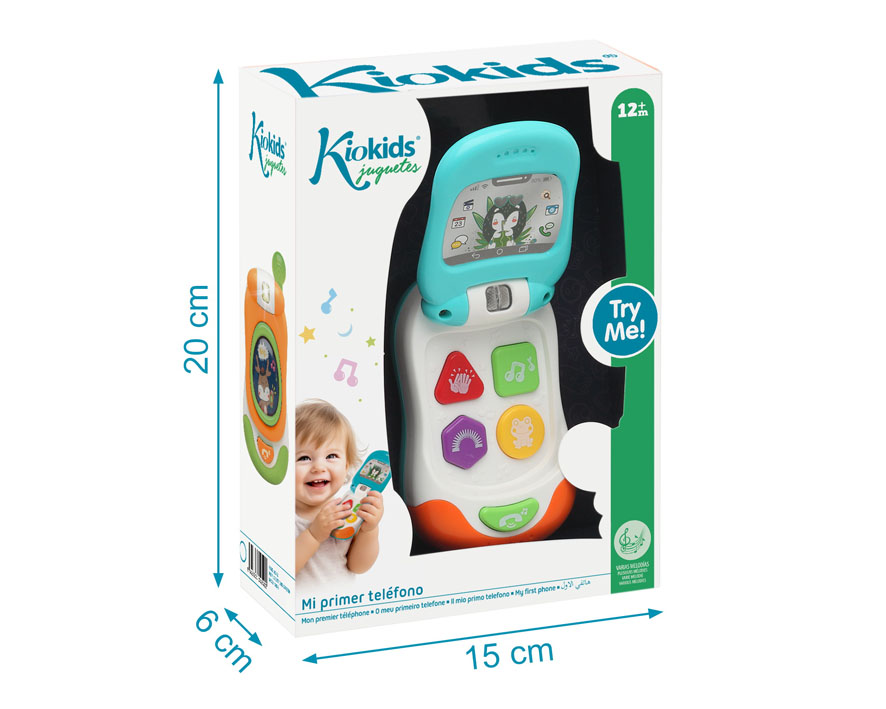 JUGUETE TELÉFONO ELÉCTRICO 21X15CM 3994 KIOKIDS
