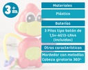 MORDEDOR MUSICAL DINOSAURIO ROJO 13X11CM 4108 KIOKIDS
