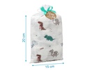 MUSELINA 120X120CM BAMBÚ DINOSAURIOS 5305 KIOKIDS