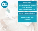 MUSELINA 120X120CM BAMBÚ DINOSAURIOS 5305 KIOKIDS