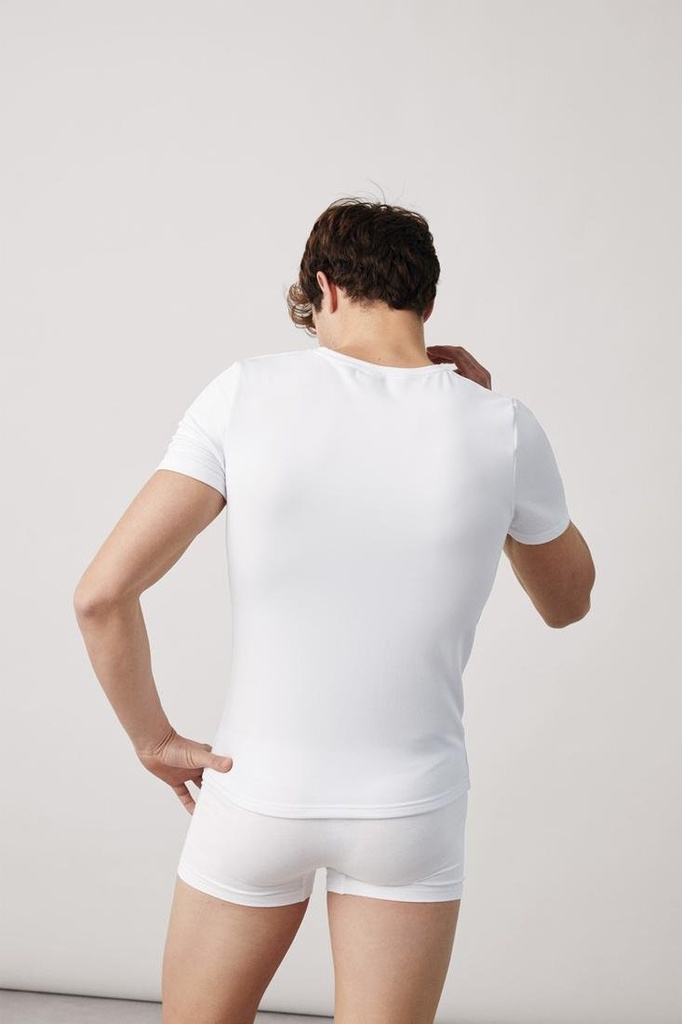 CAMISETA TÉRMICA MANGA CORTA 70100 BLANCO YSABEL MORA