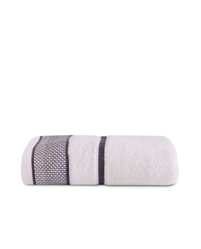 JUEGO DE TOALLAS JACQUARD ARET BLANCO DON ALGODÓN
