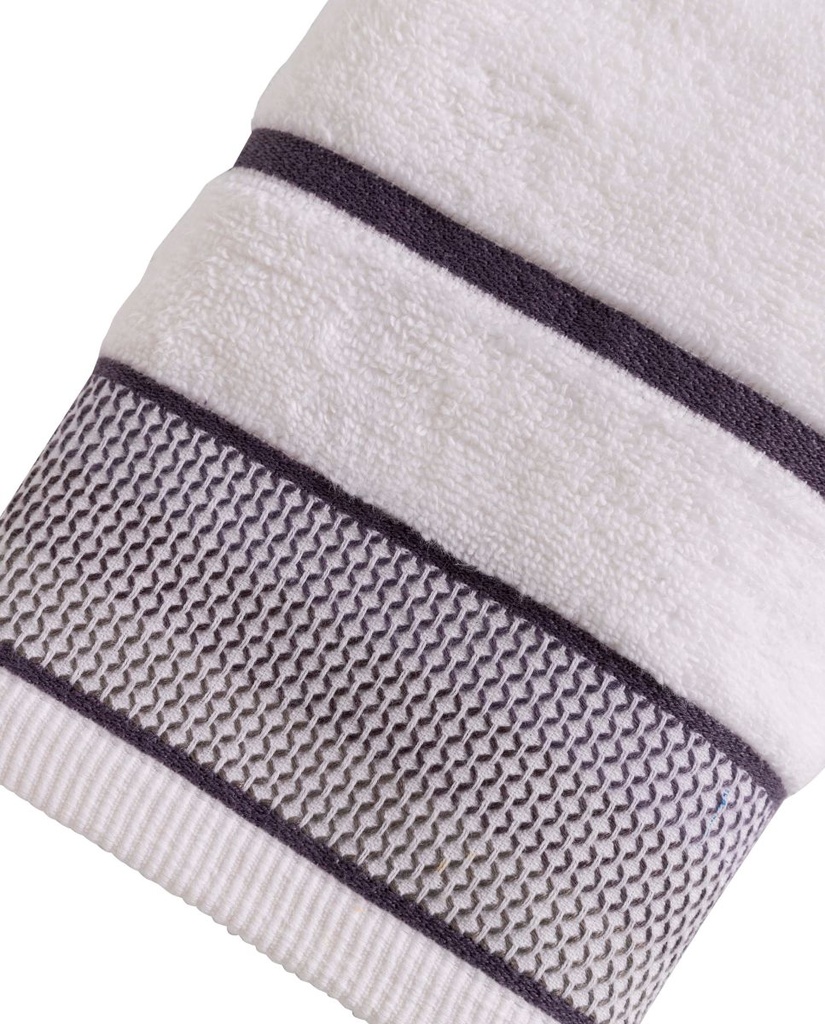 JUEGO DE TOALLAS JACQUARD ARET BLANCO DON ALGODÓN