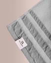 JUEGO DE TOALLAS JACQUARD SIROS GRIS DON ALGODÓN