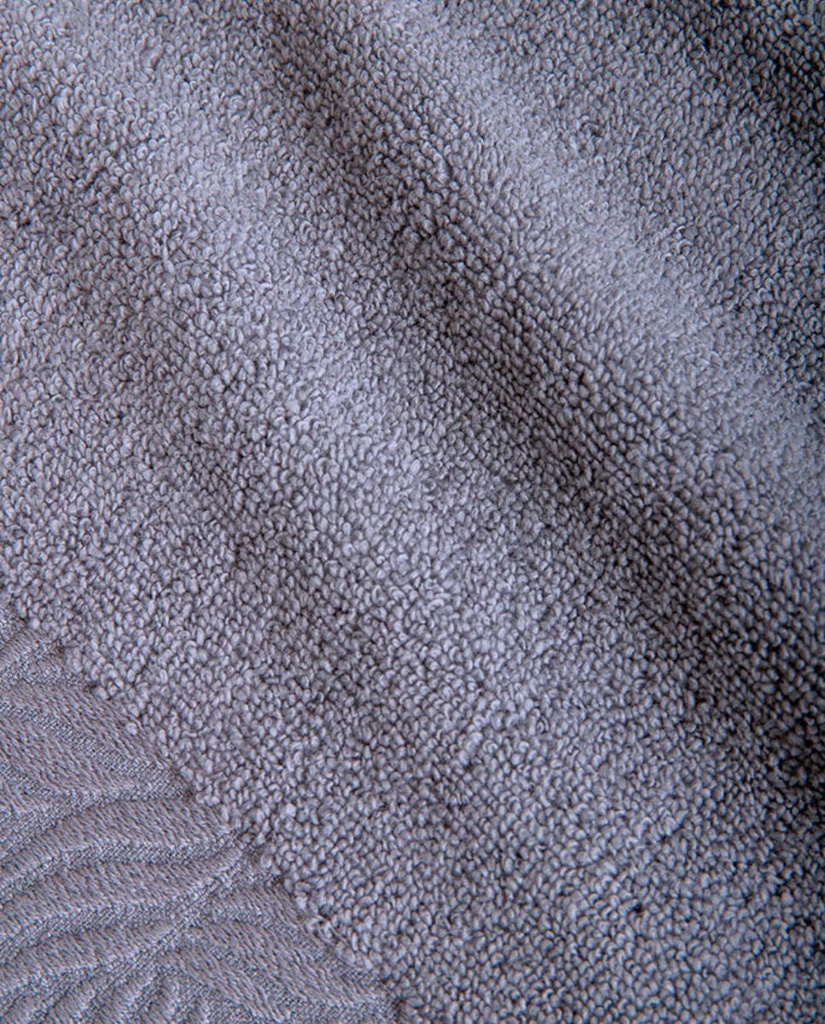 JUEGO DE TOALLAS JACQUARD YARU AZUL DON ALGODÓN