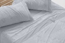 JUEGO DE SABANAS TELA 045 AZUL BURRITO BLANCO
