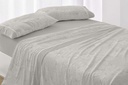 JUEGO DE SABANAS TELA 045 LAUREL BURRITO BLANCO
