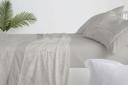JUEGO DE SABANAS TELA 045 LAUREL BURRITO BLANCO