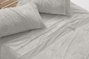 JUEGO DE SABANAS TELA 045 LAUREL BURRITO BLANCO