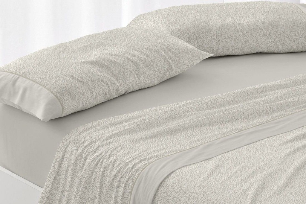 JUEGO DE SABANAS TELA 047 SALVIA BURRITO BLANCO