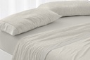 JUEGO DE SABANAS TELA 047 SALVIA BURRITO BLANCO