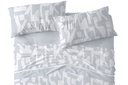 JUEGO DE SABANAS TELA 141 AZUL BURRITO BLANCO