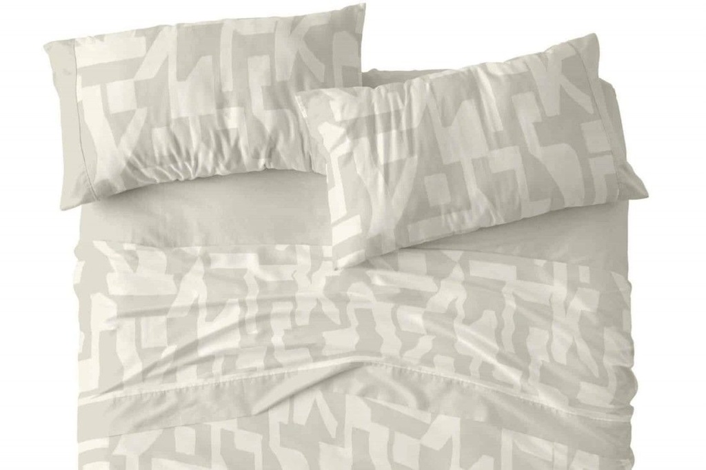 JUEGO DE SABANAS TELA 141 MUSGO BURRITO BLANCO