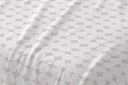 JUEGO DE SABANAS TELA 139 ROSA BURRITO BLANCO