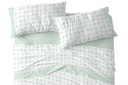 JUEGO DE SABANAS TELA 139 MENTA BURRITO BLANCO