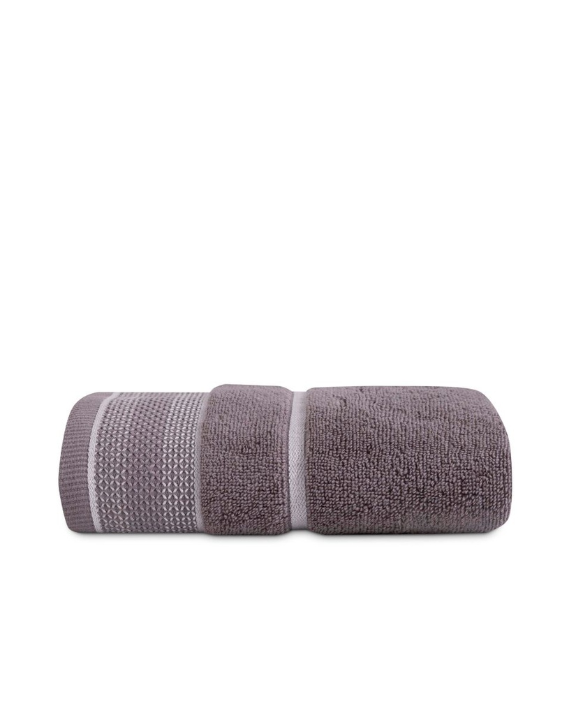 JUEGO DE TOALLAS JACQUARD ARET GRIS DON ALGODÓN