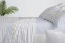 JUEGO DE SABANAS TELA 542 AZUL BURRITO BLANCO
