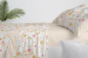 JUEGO DE SABANAS TELA 140 MELOCOTON BURRITO BLANCO