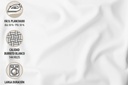 JUEGO DE SABANAS TELA 140 MELOCOTON BURRITO BLANCO