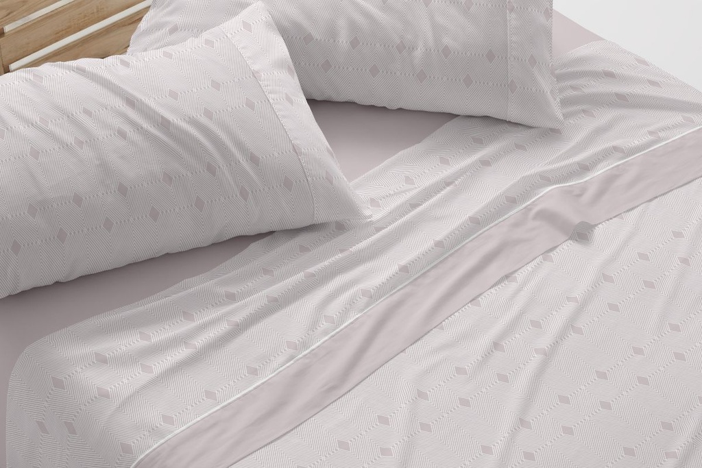 JUEGO DE SABANAS TELA DORVEL 871 NUDE BURRITO BLANCO