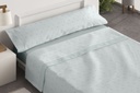 JUEGO DE SABANAS TELA DORVEL 871 TURQUESA BURRITO BLANCO