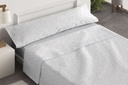 JUEGO DE SABANAS TELA DORVEL 869 GRIS BURRITO BLANCO