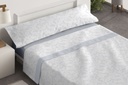 JUEGO DE SABANAS TELA DORVEL 870 AZUL BURRITO BLANCO