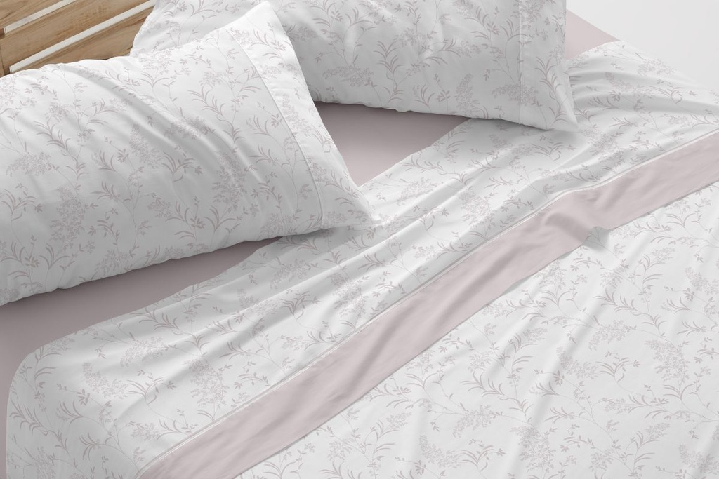JUEGO DE SABANAS TELA DORVEL 870 NUDE BURRITO BLANCO