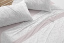 JUEGO DE SABANAS TELA DORVEL 870 NUDE BURRITO BLANCO