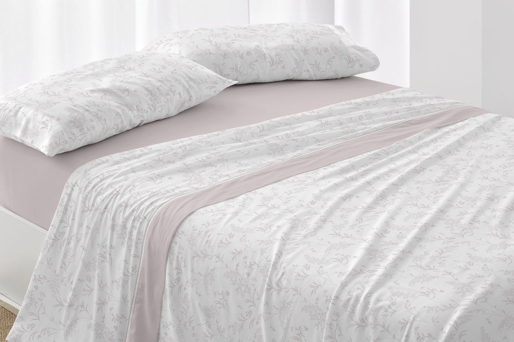 JUEGO DE SABANAS TELA DORVEL 870 NUDE BURRITO BLANCO
