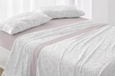 JUEGO DE SABANAS TELA DORVEL 870 NUDE BURRITO BLANCO