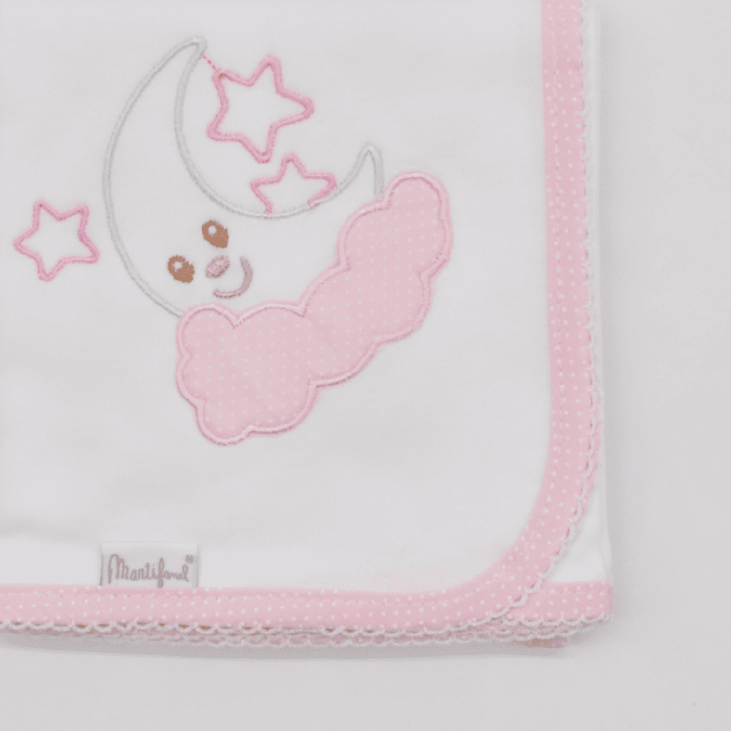 GASA F2 BORDADA LUNA 03 ROSA 65X65 MARTIFANEL