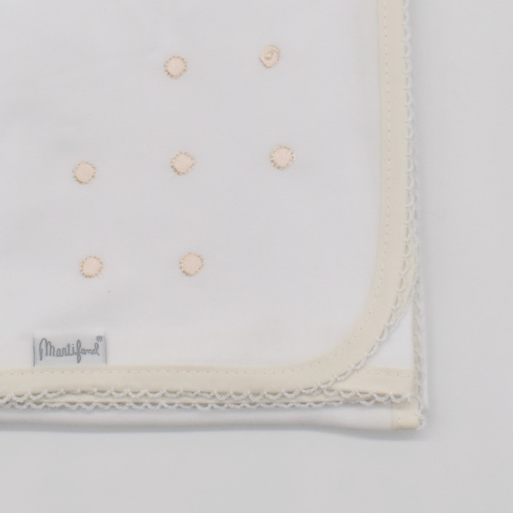 GASA F2 BORDADA TOPITOS 05 BEIGE 65X65 MARTIFANEL