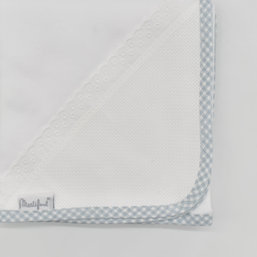 GASA F02 BI PARA BORDAR 65X65 BLANCO-AZUL PETRÓLEO MARTIFANEL