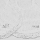 PACK 2 BABEROS REF 8 1425/2 01 BLANCO MARTIFANEL