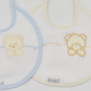PACK 2 BABEROS 05 URSO AZUL-BEIGE MARTIFANEL