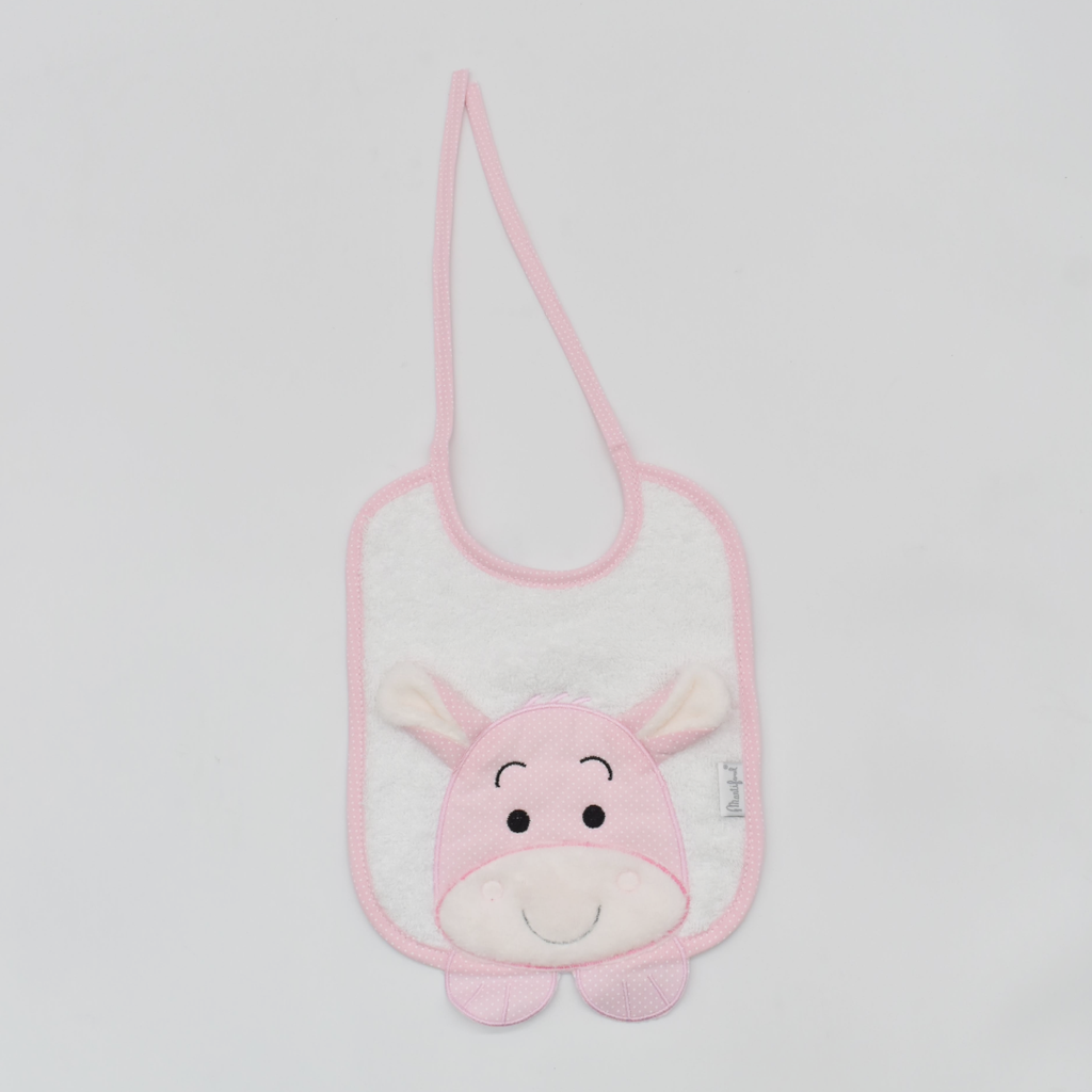 PACK 2 BABEROS 1 D BURRO/2 ROSA-GRIS MARTIFANEL