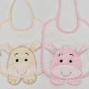 PACK 2 BABEROS 1 D BURRO/2 ROSA-BEIGE MARTIFANEL