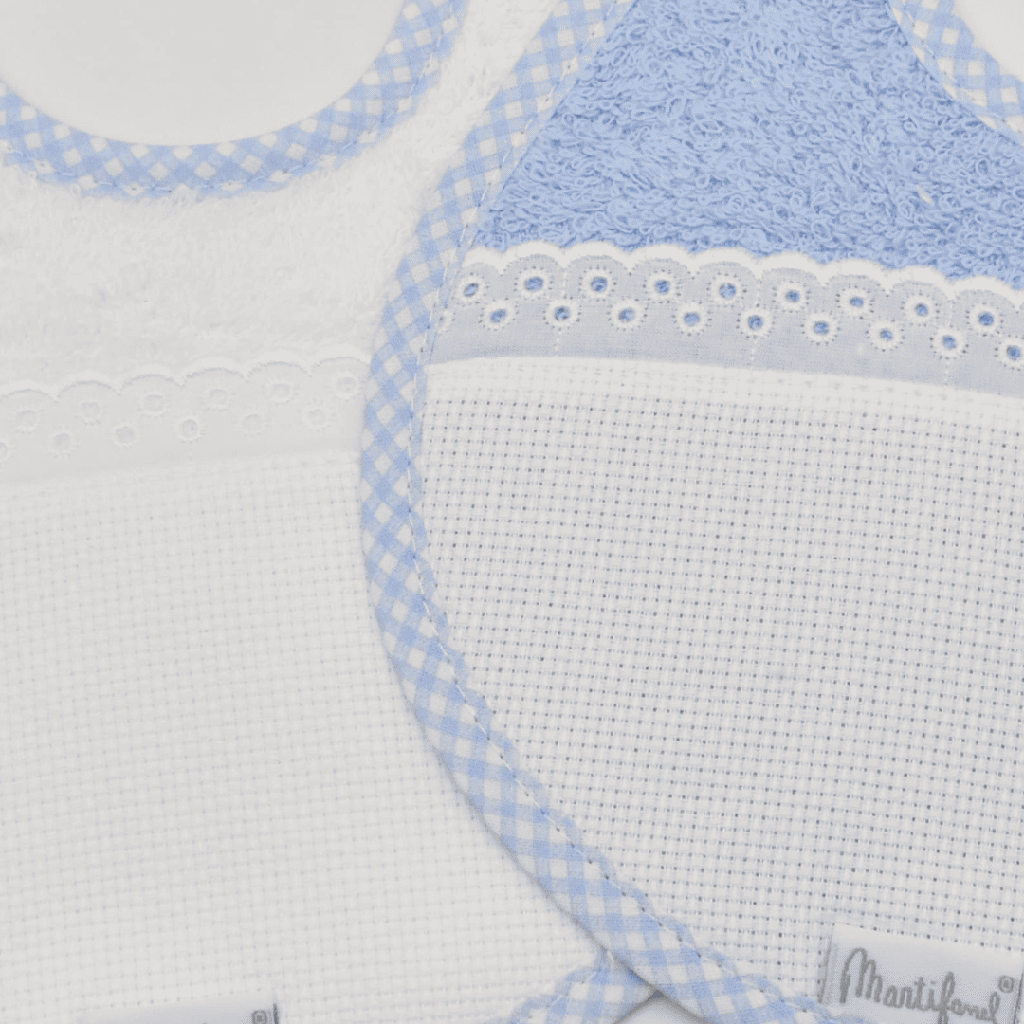 PACK 2 BABEROS 05 BI/2 20X20 AZUL MARTIFANEL
