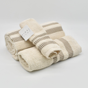 JUEGO DE TOALLAS 3PZ CHLOE NATURAL-LINO VIDAL HOME